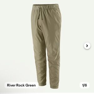 NWT Patagonia Men's river rock Green Terrebonne Joggers Sz M $99 Slim fit